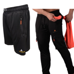 Combo verano deportivo hombre!1bermuda y chupin bolsillos