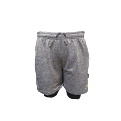 Imagen de Combo gris! 2 remeras deportivas+short con calza