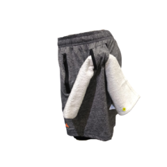 Combo gris! 2 remeras deportivas+short con calza - tienda online