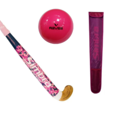 Combo hockey! palo madera y funda simbra+bocha reves