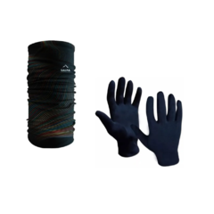 Combo Térmico!! Cuello Termico+ Guantes Termicos (olas)