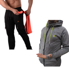 Combo deportivo verano!! campera capucha g+pantalon cargo