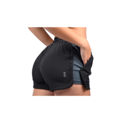 Conjunto Remera Mujer fsport short Deportivo Microfibra