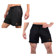 Combo Urb! Short Microfibra +short Lycra Deportivo