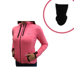 Campera Mujer Algodón Bolsillos Camal (fu) +cuello termico!