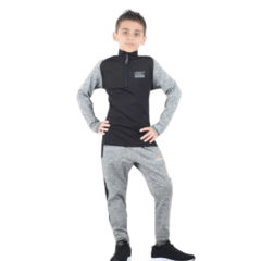 Conjunto Ni o Buzo Sin Capucha Pantalon Lycra Bolsillos
