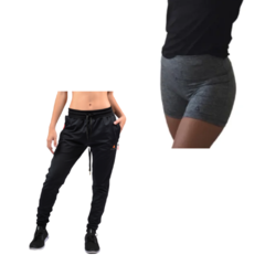Pantalón Deportivo Mujer Lycra + Short Lycra gs