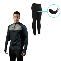 Conjunto Deportivo! Buzo Sin Capucha Hombre +calza Ciclista