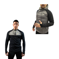 Buzos Lycra Deportivo Hombre Con Y Sin Capucha - Ng/gs