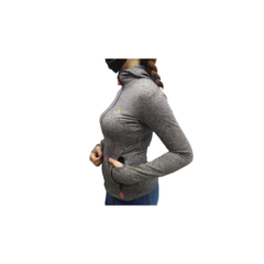 Campera Lycra Deportiva Mujer Capucha gs+ buzo Lycra (fu) en internet