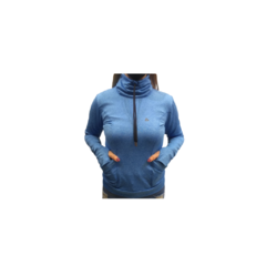 Buzo Mujer Azul Deportivo Urbano Fsport Bumu + guantes termicos - comprar online