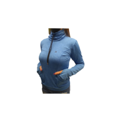 Buzo Mujer Azul Deportivo Urbano Fsport Bumu + guantes termicos - comprar online