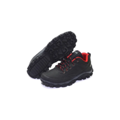 Zapatillas Stone Hombre Trekking Ng/rj 04100 +medias gratis! en internet