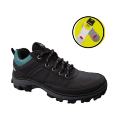 Zapatillas Stone Trekking Mujer 04100 Ng/vd +MEDIAS GRATIS!