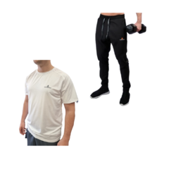 Conjunto Deportivo Bl! Remera Hombre +pantalón Microfibra Ng