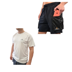 Conjunto Deportivo Bl! Remera Hombre +short Cargo Ng