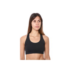 Top Deportivo Mujer Salpa Cruzado Color Negro