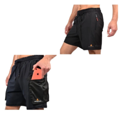 Short Cargo Hombre Bolsillos Laterales + Short Microfibra Ng