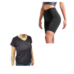 Conjunto! Remera Mujer NG+ Calza Biker Urban Luxury