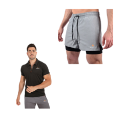 Conjunto! Chomba Hombre Lycra +short Microfibra Con Calza gs