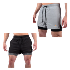 Combo running hombre! 2 shorts con calza (ng y gs)