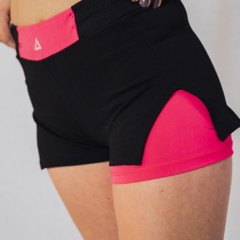 Conjunto Deportivo! Top Reves Mujer R+short Con Calza Mujer