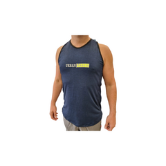 Musculosa Deportiva Hombre Azul Muscur4 +remera Lycra NG - comprar online