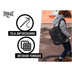 Mochila Everlast Urbana Negra - 51259 en internet