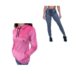 Conjunto! Buzo Plush Mujer + Pantalon Lycra Mujer Ng Urban