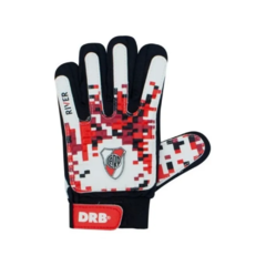 Combo Futbol River Pelota + Guantes + Canillera