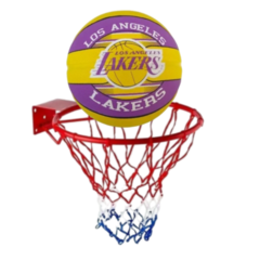 Combo basquet!! Aro+ pelota nº7 spalding Lakers