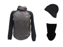 Combo hombre!! buzo deportivo g+gorro lana+cuello termico