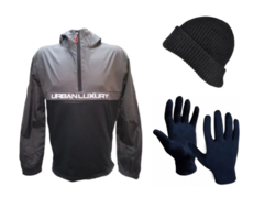 Combo inv hombre!! buzo deportivo+gorro lana y guantes termicos