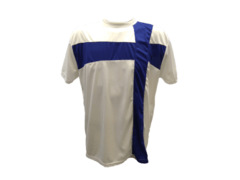 Camiseta De Futbol Cruz (bl/az) - Packcr