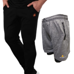 Combo! pantalon deportivo perf+short con calza gs