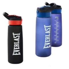 Combo everlast!! 2 botellas plasticas deportivas con pico