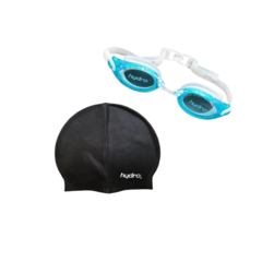 Combo Natación Adulto! Gorra Silicona Ng + Antiparra Odissey Tur