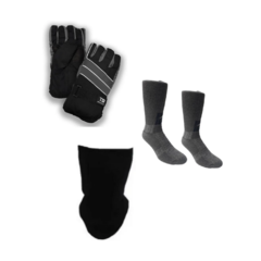 COMBO TERMICO! Guantes Térmicos + Medias Térmicas Largas + Cuello Ng