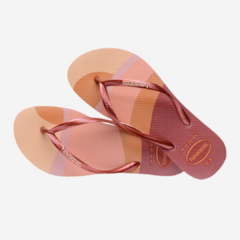 Ojotas Havaianas Mujer Slim Palette Glow- 4147102 Rose Gold - PASION AL DEPORTE