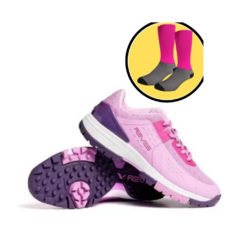 Tartaneras Botines Hockey Reves Mujer (lila) + MEDIAS GRATIS! - Hobart