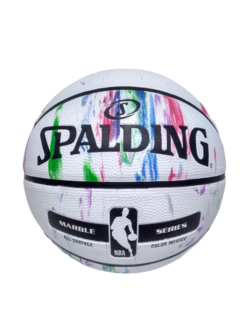 PELOTA BASQUET SPALDING Nº7 MARBLE MULTICOLOR + inflador drb!! - comprar online