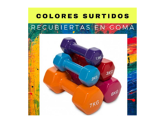 Combo!! 2 Mancuernas Engomadas de 1 Kg Azul- 30312 - comprar online