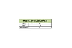 Combo Escolar Independiente Mochila 18 pulg + Carpeta + Cartuchera 2 pisos - PASION AL DEPORTE