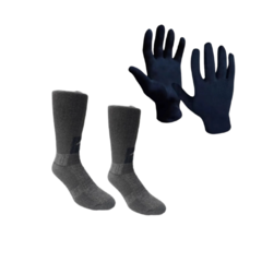 COMBO TERMICO! MEDIAS TERMICAS + GUANTES PRIMERA PIEL