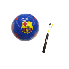 COMBO FUTBOL! PELOTA DRB BARCELONA N°3 + INFLADOR DRB