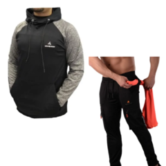 COMBO CARGO! Pantalón Hombre Cargo Ng + Buzo Deportivo Combinado Ng