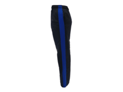 PANTALON FRIZADO NIÑO NEGRO/AZUL - PLFR en internet