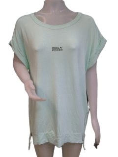 REMERA DEPORTIVA MUJER DUAL POWER SOLO XL VDE - RDUAL