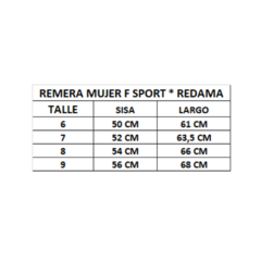 Remera Mujer Deportiva Urbana - Redama (ng) - PASION AL DEPORTE