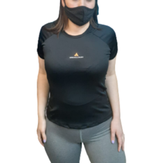 Remera Mujer Deportiva Urbana - Redualo (NEGRO) - PASION AL DEPORTE